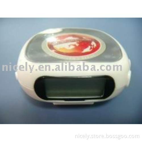 pedometer with radio